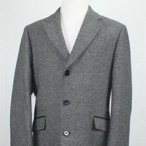 John Varvatos USA Men's Coat 44 Gray Sheffield